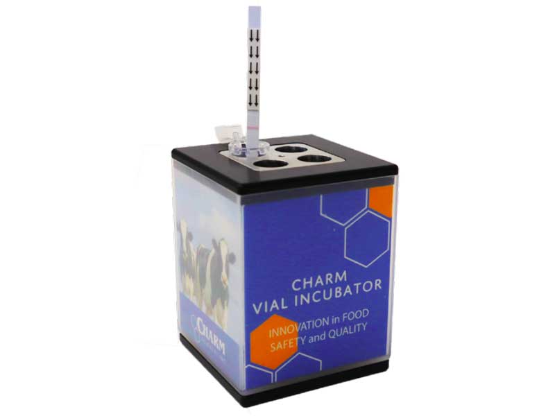 Charm Vial Incubator for Portable Testing